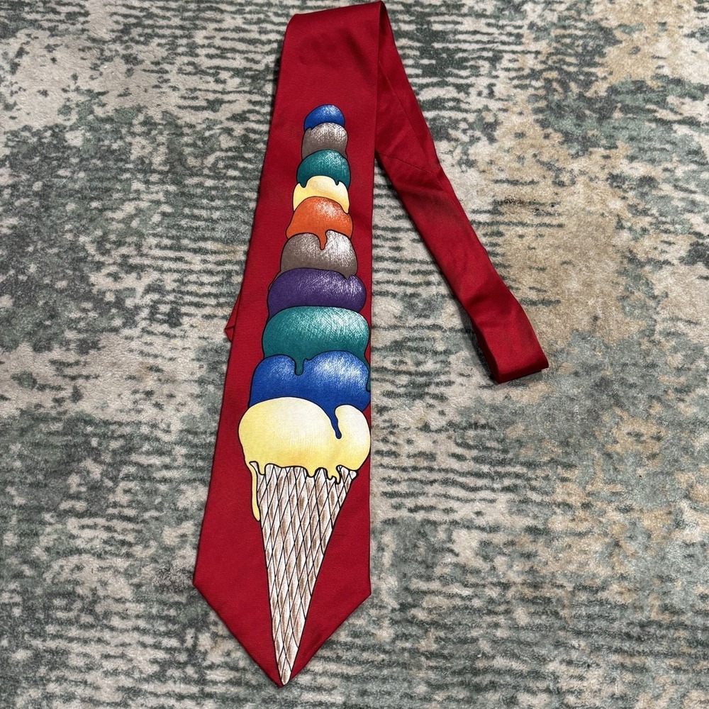 vintage "Save the Children" ice cream necktie